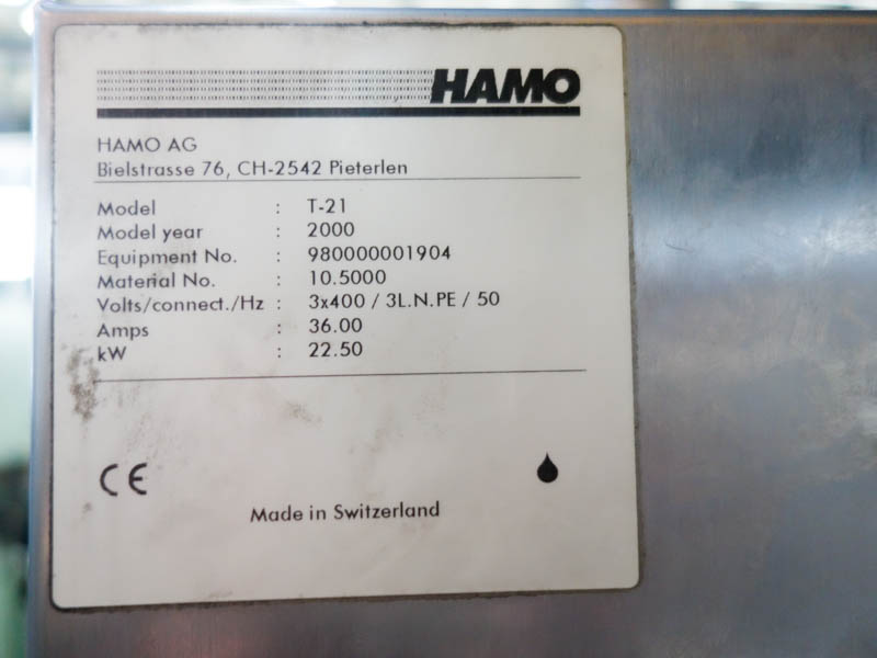 Automate de lavage HAMO T-21 image 4